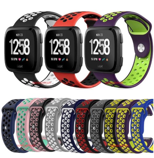 Breathable Sport Silicone Fitbit Versa 2 Wrist Band