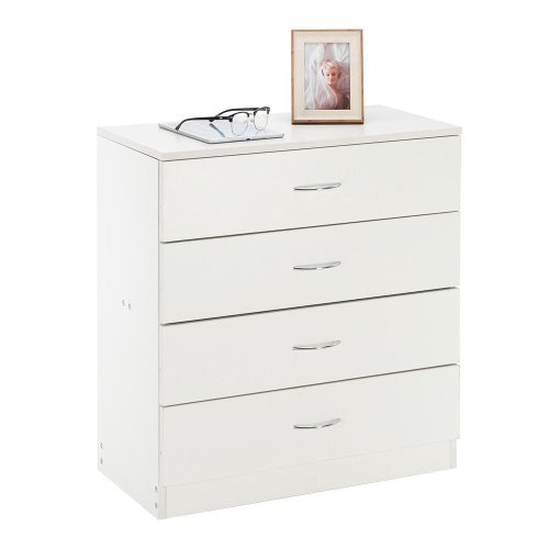 White 4-Drawer Wardrobe Organizer