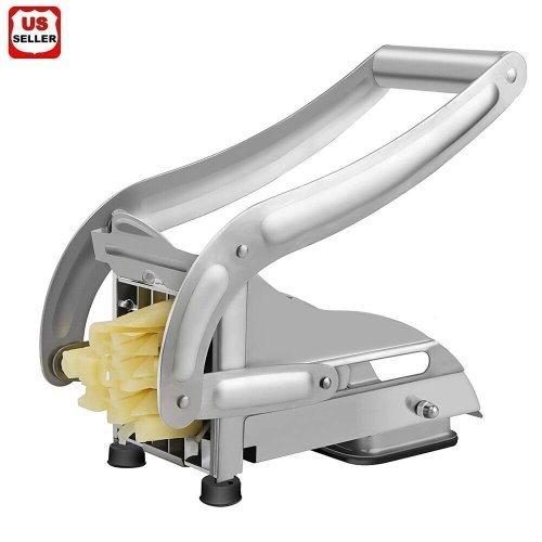 PrecisionCut 2-Blade Stainless Steel Slicer & Dicer for Potatoes and Vegetables