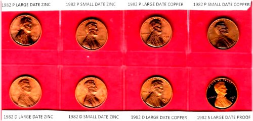 Lincoln Memorial Copper/Zinc Cent Set