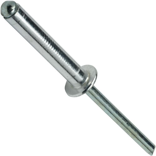 RivetMaster 3/16" Aluminum Body Steel Mandrel Dome Head - Pack of 50