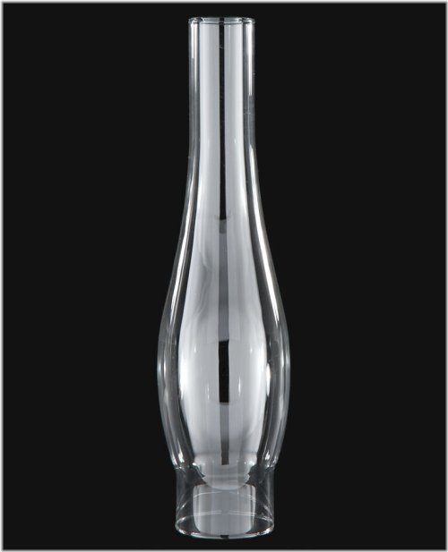 Clear Glass Parlor Lamp Chimney