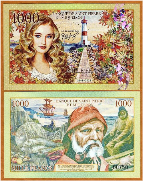 Saint Pierre and Miquelon Fantasy Polymer Banknote