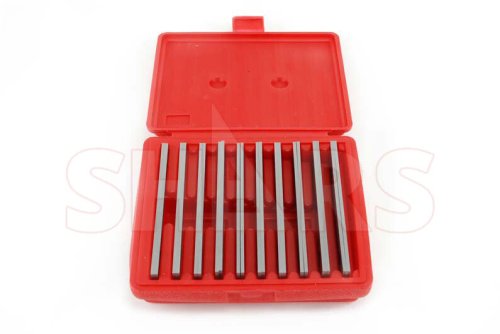 PrecisionMatch Parallel Set - 10 Pairs of Hardened Steel Parallels with 0.0002" Accuracy