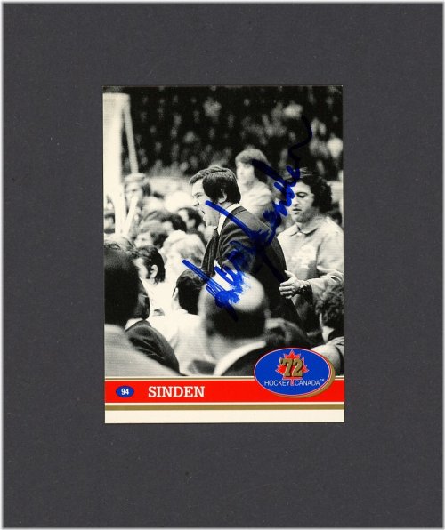 Vintage NHL Autographed Trading Card