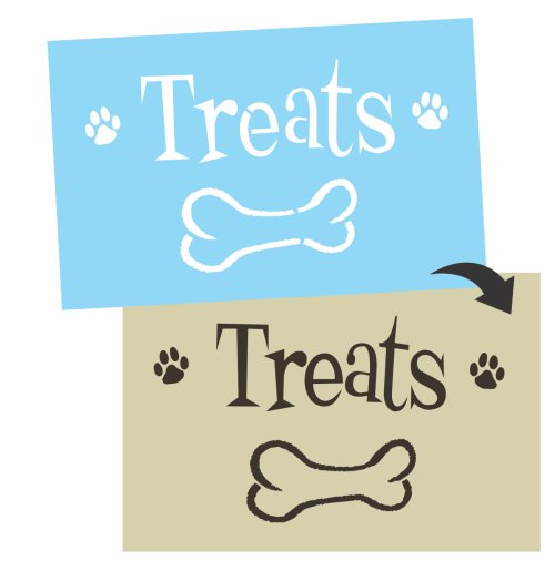 Paw Print Paradise Stencils