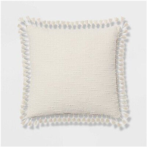 Tassel Weave Accent Pillow