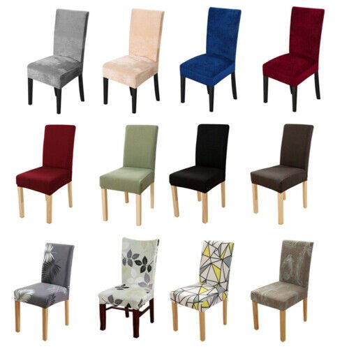 Velvet Jacquard Stretch Chair Covers