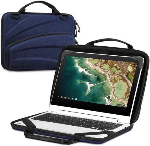 Chromebook Sleeve & Shoulder Bag with Accessory Pouch