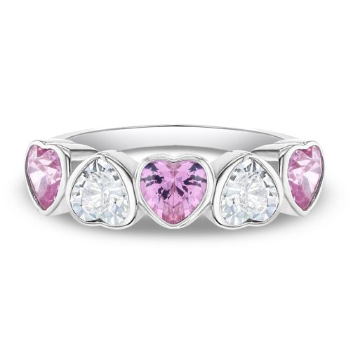 Heart Sparkle Ring for Young Girls