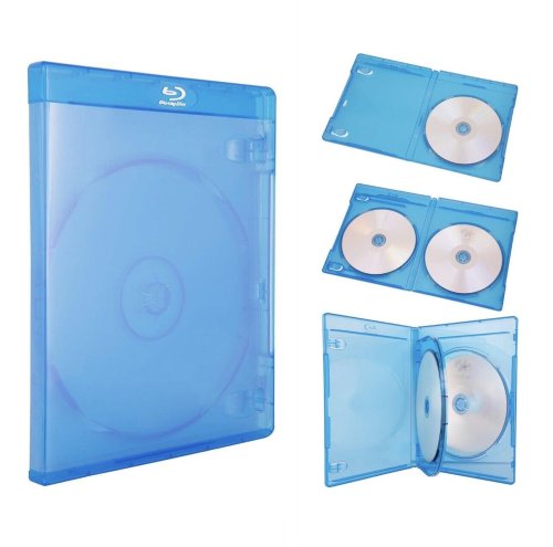 Logo-Branded Blu-ray Storage Case | 12mm Single, Double, or Triple Disc Holder