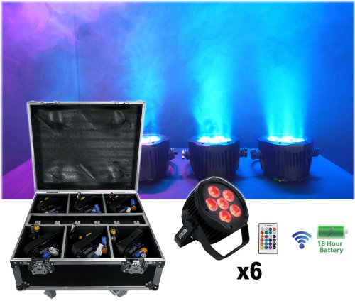 AquaBeam DJ Lighting Kit with Charge Case