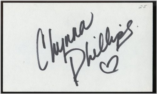 Chynna Phillips Celebrity Signature