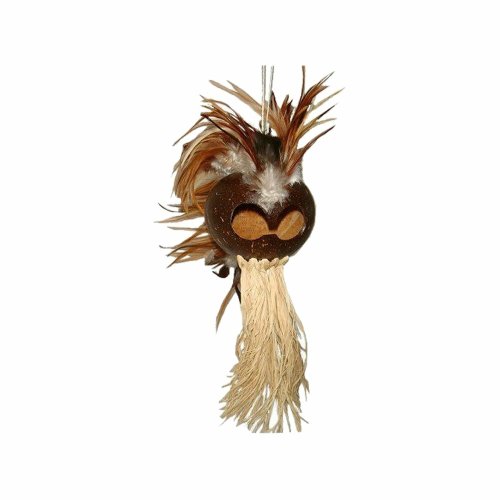 Ikaika Warrior Helmet with Raffia