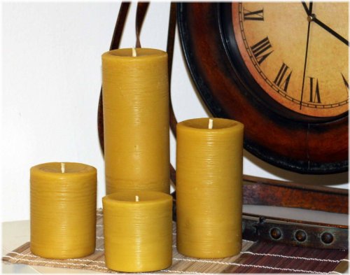 Beeswax Pillar Glow