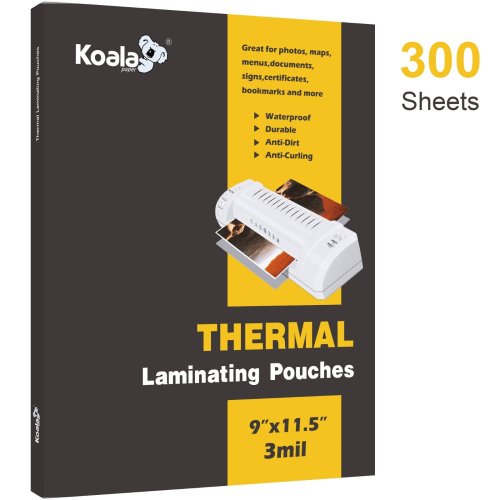 Koala Clear Thermal Laminating Pouches