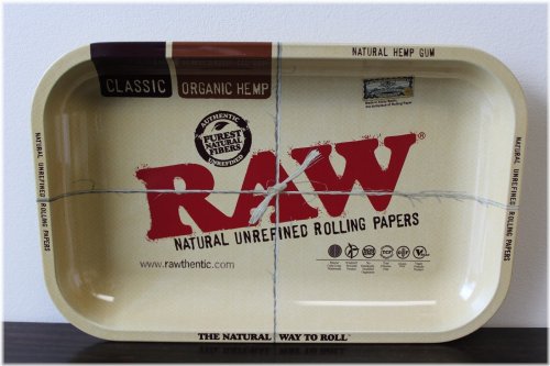 Vintage Style Small Metal Rolling Tray by RAW