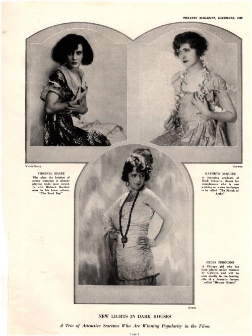 Vintage Theater Script: 1922 Virginia Magee and Katheryn McQuire Original Print