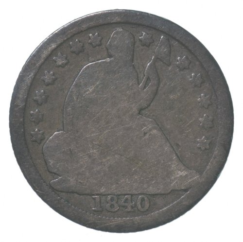 New Orleans Seated Liberty Half Dime with Large O Mint Mark