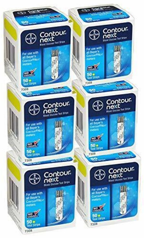 Contour Next Test Strips (300 count) - 6 Boxes with Expiry 05/2024