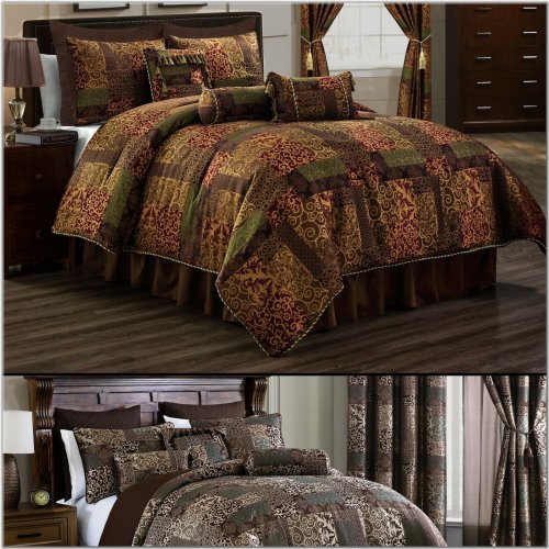 Rustic Floral Patchwork Bedding Set