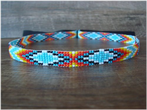 Cleveland's Handcrafted Beaded Hat Band