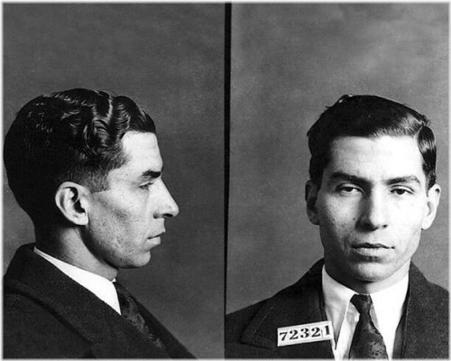 1928 Charles Luciano Mug Shot Collectible Photo