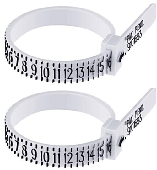 FingerFit Duo: Reusable Ring Sizing Tools (1-17)