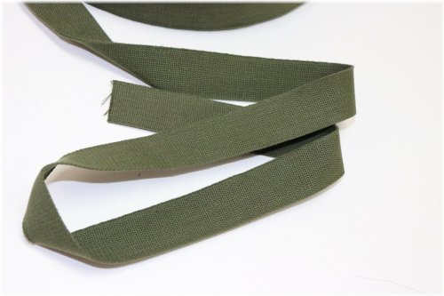 Jungle Green Cotton Webbing