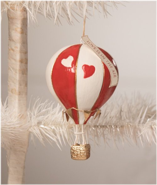 Love Is In The Air Hot Air Balloon Ornament