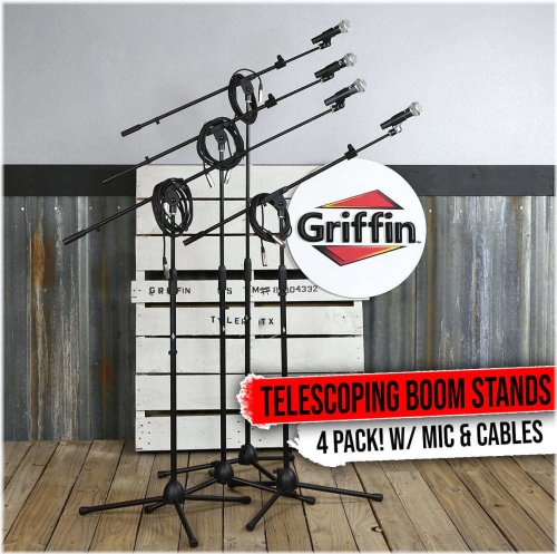 ProBoom Microphone Stand 4-Pack Kit