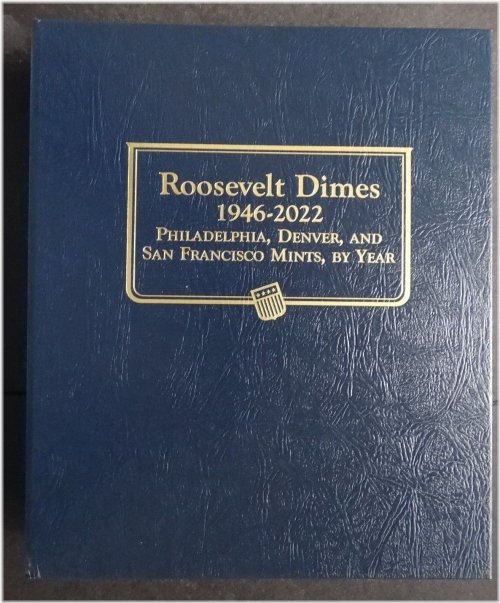 Roosevelt Dime Coin Collection Book