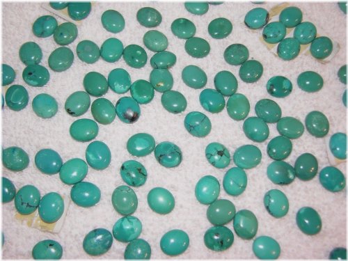Turquoise Oval Cabochons Assortment