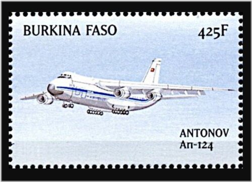 An-124 Aircraft Stamp Set