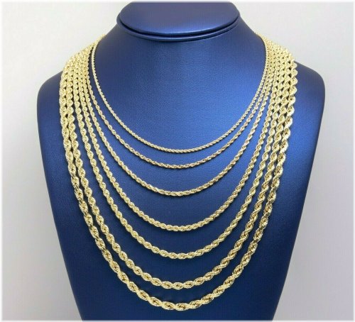 Golden Luster Rope Necklace