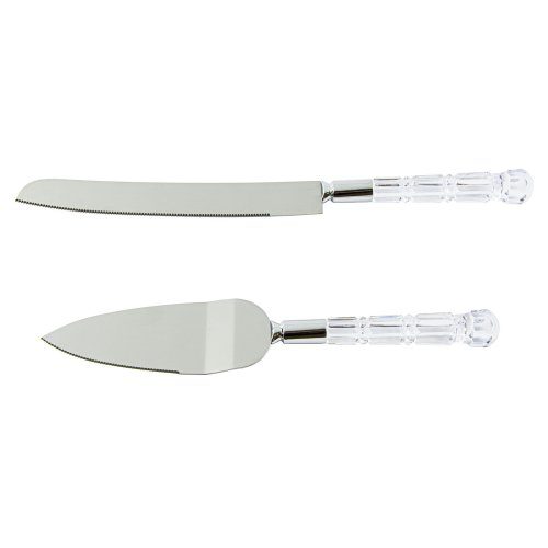 Elegant Reflections Cake Knife and Server Set