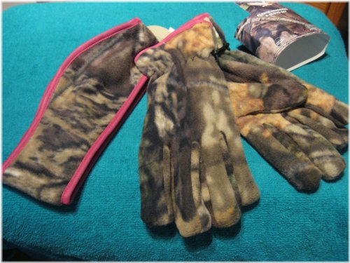 Mossy Oak Fleece Headband & Glove Set