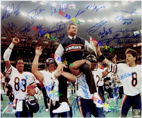 Championship Memories: 1985 Chicago Bears Autographed 8x10 Photo