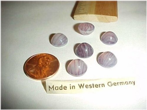 Purple Zebra Glass Cabochons