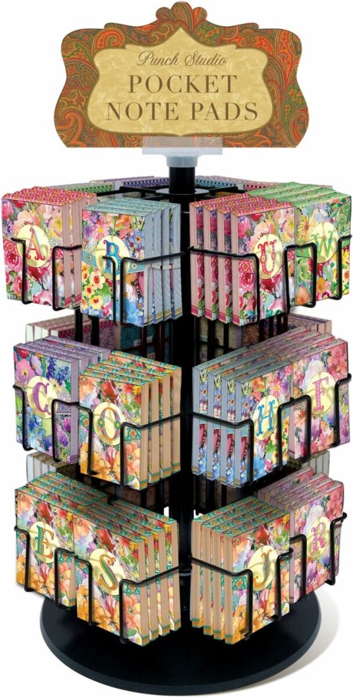 Wildflowers Monogram Mini Pocket Note Pad - Personalize Your Style