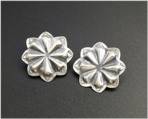 Southwestern Blossom Silver Earrings