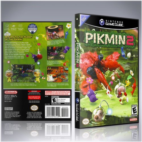 Pikmin 2 Protective Case for GameCube Manuals and Box Art