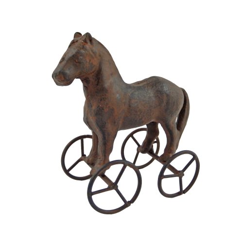 Rustic Iron Horse Figurine