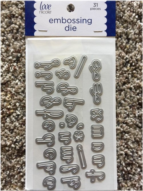 Fancy Script Lowercase Alphabet Dies