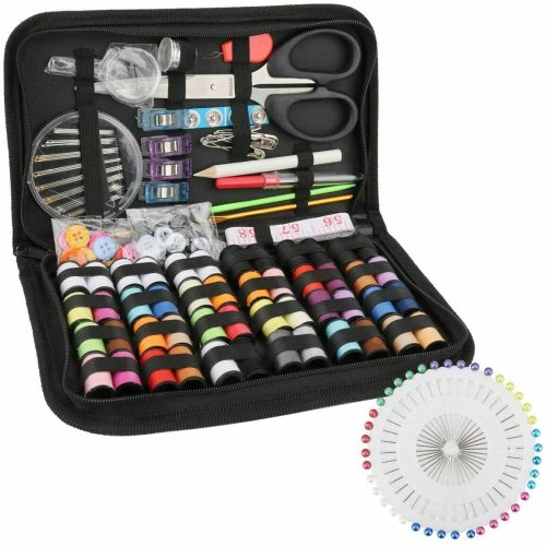 Complete Sewing Set for Home and Travel with 172 Pieces