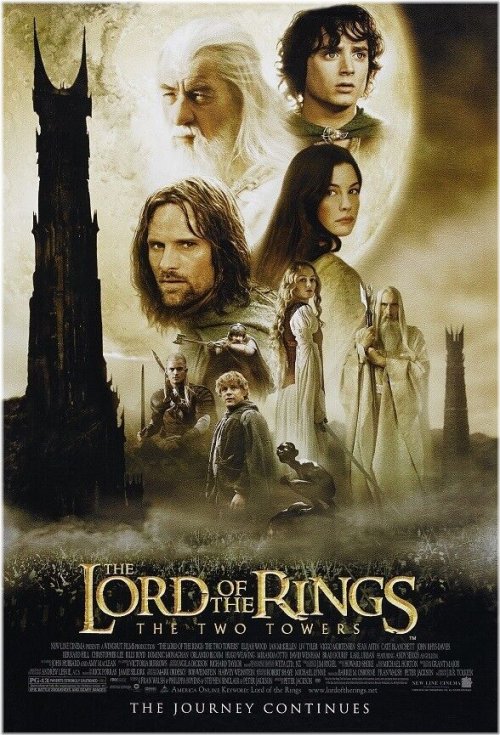 Middle-earth Movie Poster Print - The Two Towers (11" x 17" Version 2)