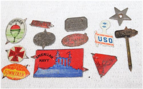 Retro Tobacco Tin Tag Assortment - Lot #4