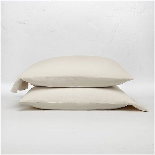 Linen Solid Pillowcase Set - Casaluna