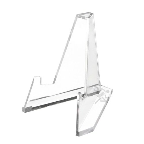 Clear Acrylic Coin and Medal Stand Set