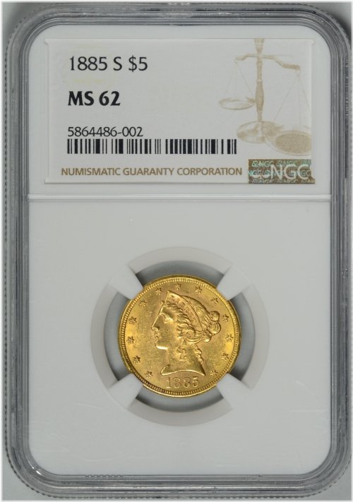 Golden Liberty MS62 - 1885-S